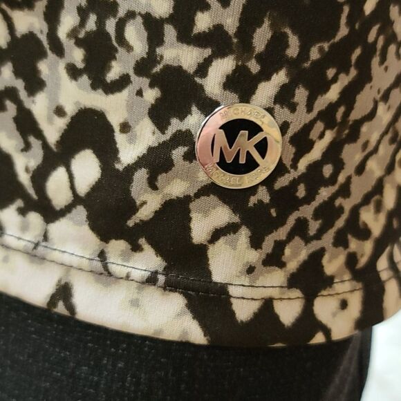 Michael Kors cowl neck slvesless snakeskin blouse - Picture 8 of 11